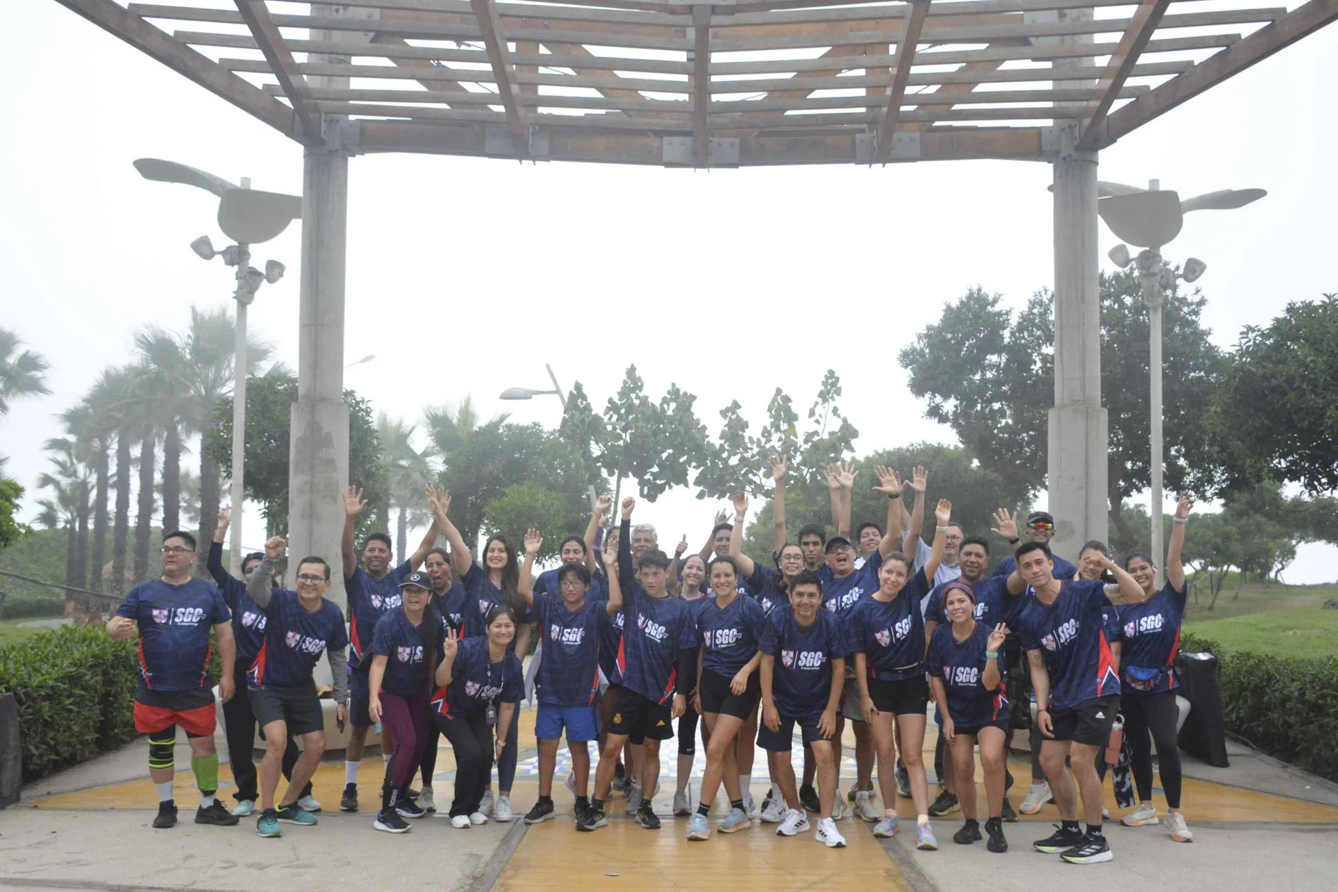 Primera sesión del SGC Running Club